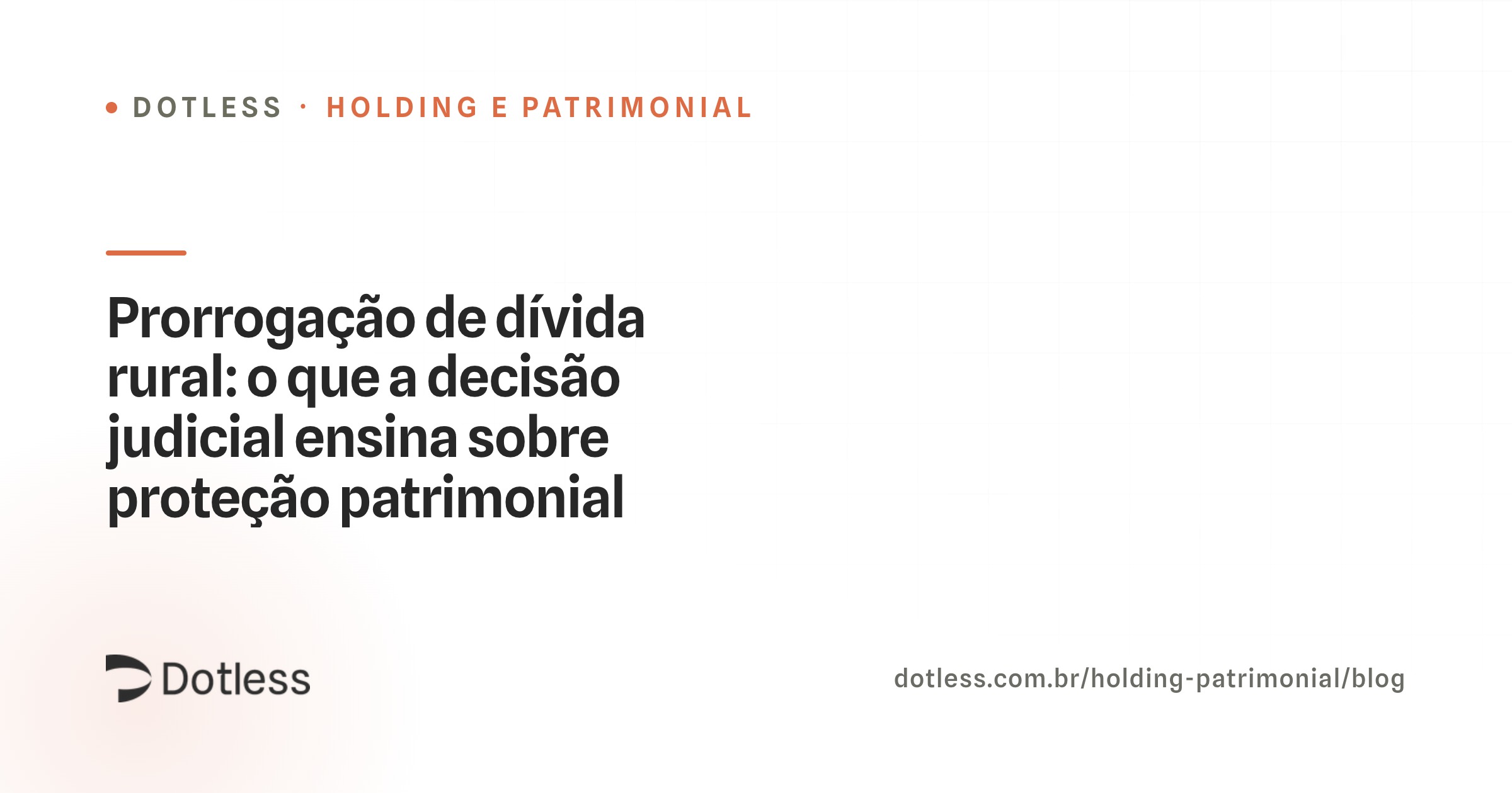 Reprodução da materia da Conjur sobre prorrogação de dívida rural suspensa por clima adverso